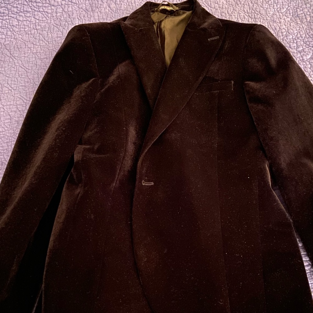 Purple Velvet Blazer